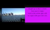 nyc with music of empire state