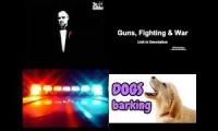 Police, guns, dogs and mafia mashup