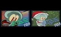 Squidward "I don't believe in Santa Claus! Sparta Remix Duoparison