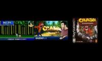 Thumbnail of Main Theme/N. Sanity Beach (Crash Bandicoot): 8-bit vs. Kazoo vs. Original