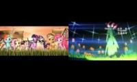 My Little Pony: Anime Opening - SILHOUETTE [Comparison with Source]