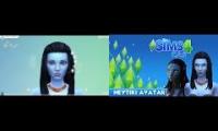The Sims 4 Create a Sim Neytiri Te Tskaha