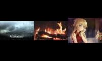Rainy Mood + Red Velvet + Fireplace!