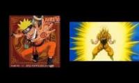 Goku goes ssj3 with naruto music