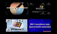 VideoEffects Alternate's Favorite Sparta Remixes Quadparison