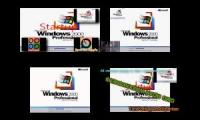 Windows 2000 Sparta Remix Quadparison