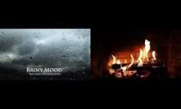 Rainy mood  + Burning Fireplace, no more, no less