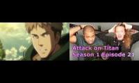 Attack on titan ep 21 reaction