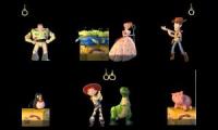 Buss Aliens Woody Bo Peep Jessie Wheezy Rex & Ham Tally -"Toy Story Mania"