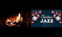 christmas jazz and fire