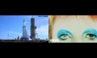 David Bowie SpaceX Mashup