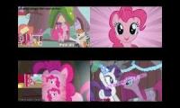 (MLP) - Best of Pinkie Pie Sparta remixes Quadparison