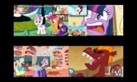 My Little pony : Friendship is Magic Sparta remixes Quadparison 3