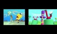 Krusty Krab Pizza VS Bello! Rita! Sparta comparision