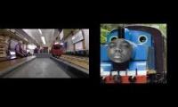action cam train set with biggie smalls the tank engine