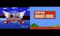 Thumbnail of Super Mario Bros sonic the hedgehog themes