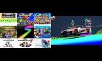 Rainbow Road Mario Drift