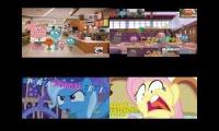 TAWOG VS MLP Sparta Remixes Quadparison