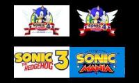 Sonic 4 Wii/XBLA, 3, and Mania Game Overs