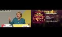 Merkel rapping in Wahlkampagne