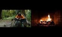 Latvia Fireplace Folk