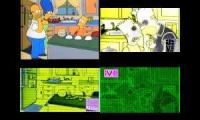 The Simpsons Shorts: The Shell game In 4 Different Effects