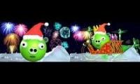 FunVideoTV Bad Piggies at X-mas & New Year 2012 vs. 2013