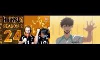 haikyuu sos reaction second season episode 24