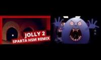 JOLLY 2 vs ONaF sparta hsm remix