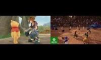 Kingdom Hearts 3 Winnie the Pooh Trailer Japanese and English Side-by-Side