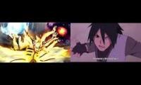 Boruto Naruto The Movie + Anime Momoshiki fight
