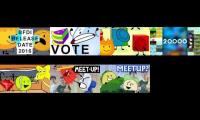 Every other episode of the whole BFDI series played at once Part 2