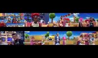 The first 23 episodes in lazytown at the same time