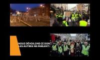 Yellow Vests Protest 4 screen mashup