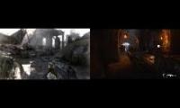 METRO compars metro exodus and metro Last Light Redux graphic comparsion