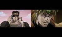 Jotaro vs Dio muda muda muda muda ora ora ora ora ora