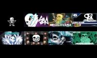 Collin's Alt's used songs in Megalovania Mashup (14 Songs) played at the same time (Part 1)