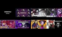 Max Dreesen's used songs in Undertale MEGAMIX - SPIDER RAVE played at the same time (Part 1)