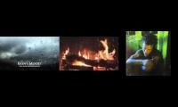 Thumbnail of Rainy Mood + Fireplace + Christmas Card
