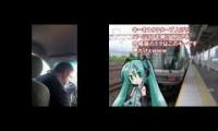 get out. of my car while hatsune miku sings dinah wont you blow in japanese