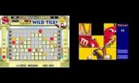 M&M's Red Slider Puzzle (2001 PC Game) vs M&M's Red & Yellows Wild Titles (2003 PC Game)