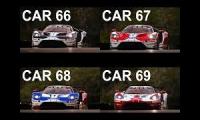 Ford Onboard Le Mans 24 Livestream 66-67-68-69