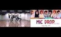 Mic Drop Dance Practise but it's the Steve Aoki Full Lenght version