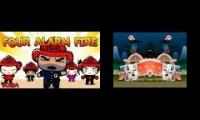 Pucca Funny Stories Ep21 Pt3 Four Alarm Fire in Split CoNFuSIon