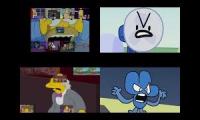 (FIXED) B-Note Sparta Quadparison (BFB vs The Simpsons)
