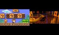 Worst Mario 1-1 with Ocean's 12 laser scene music