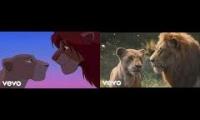 The Lion King - Can You Feel The Love Tonight Original Video (1994) with Remake Song (2019) Beyonce