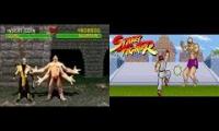 Mortal Kombat 1 vs Street Fighter 1
