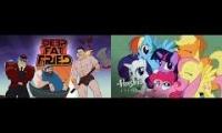 My Little Pony audio over Deep Fat Fired intro