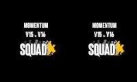 Squad momentum  v15 compared to v16